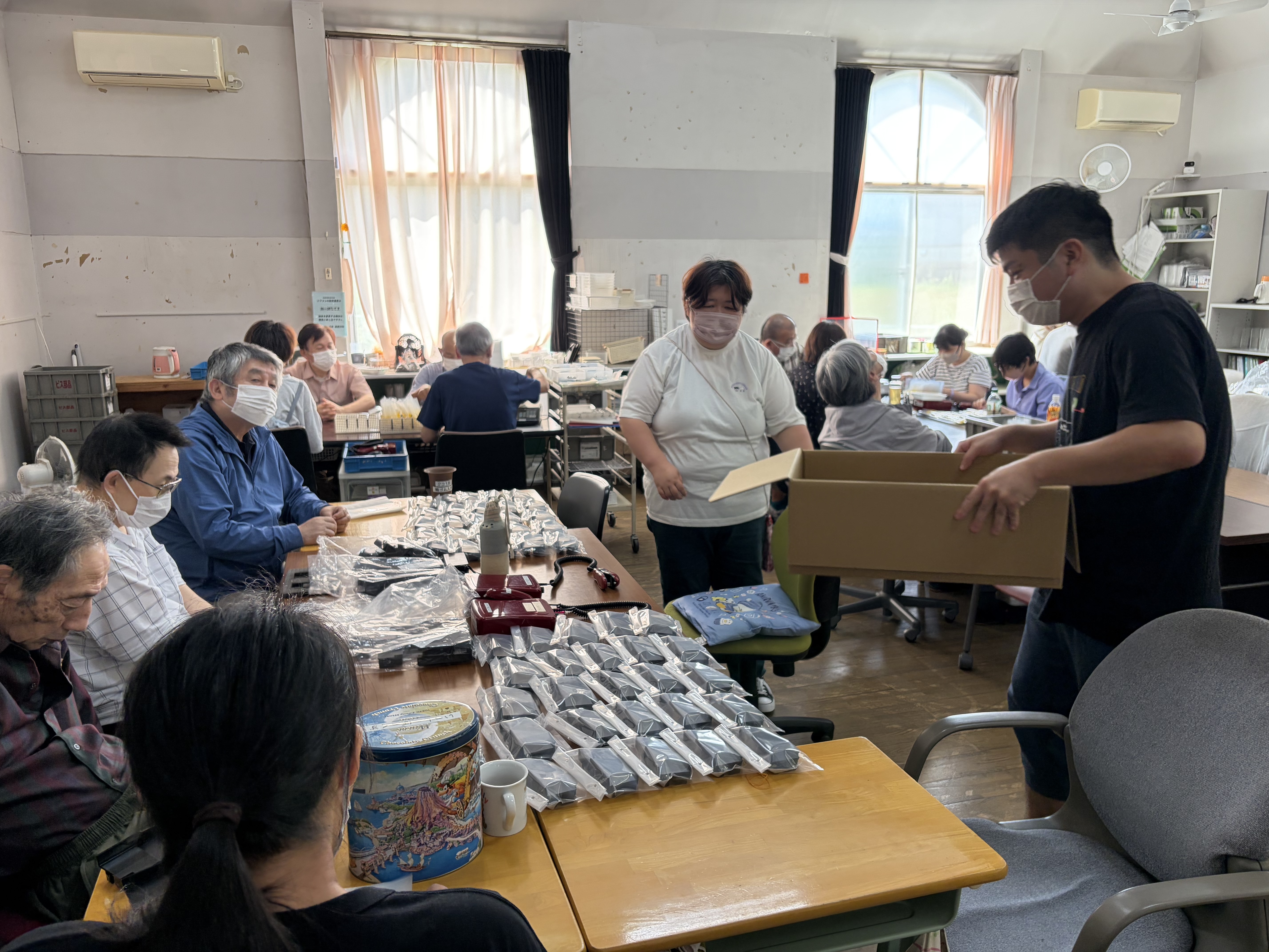 軽作業の様子